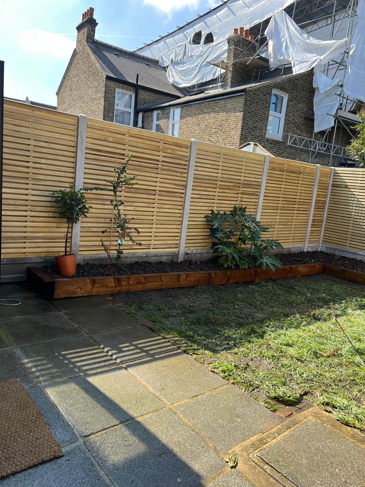 Fencing and landscaping project 1 completed in North London