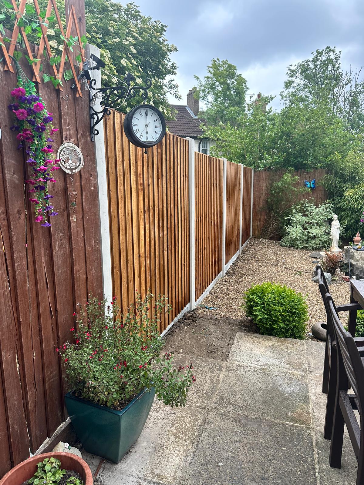 Fencing and landscaping project 2 completed in North London